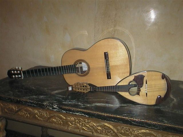 mandolino Pandini e chitarra De Miranda