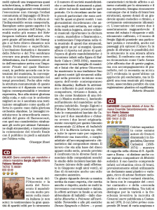 Recensione pubblicata su “Musica”, n. 261, novembre, 2014
